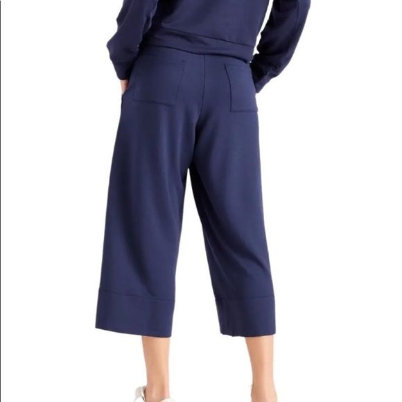 QUINCE Supersoft Fleece Wide Leg Pants - Picture 3 of 9